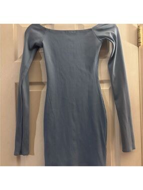 slim fit dress slacks Feather Sheer Bodice Asymmetric A-line Dress Flower Applique GLGL3134